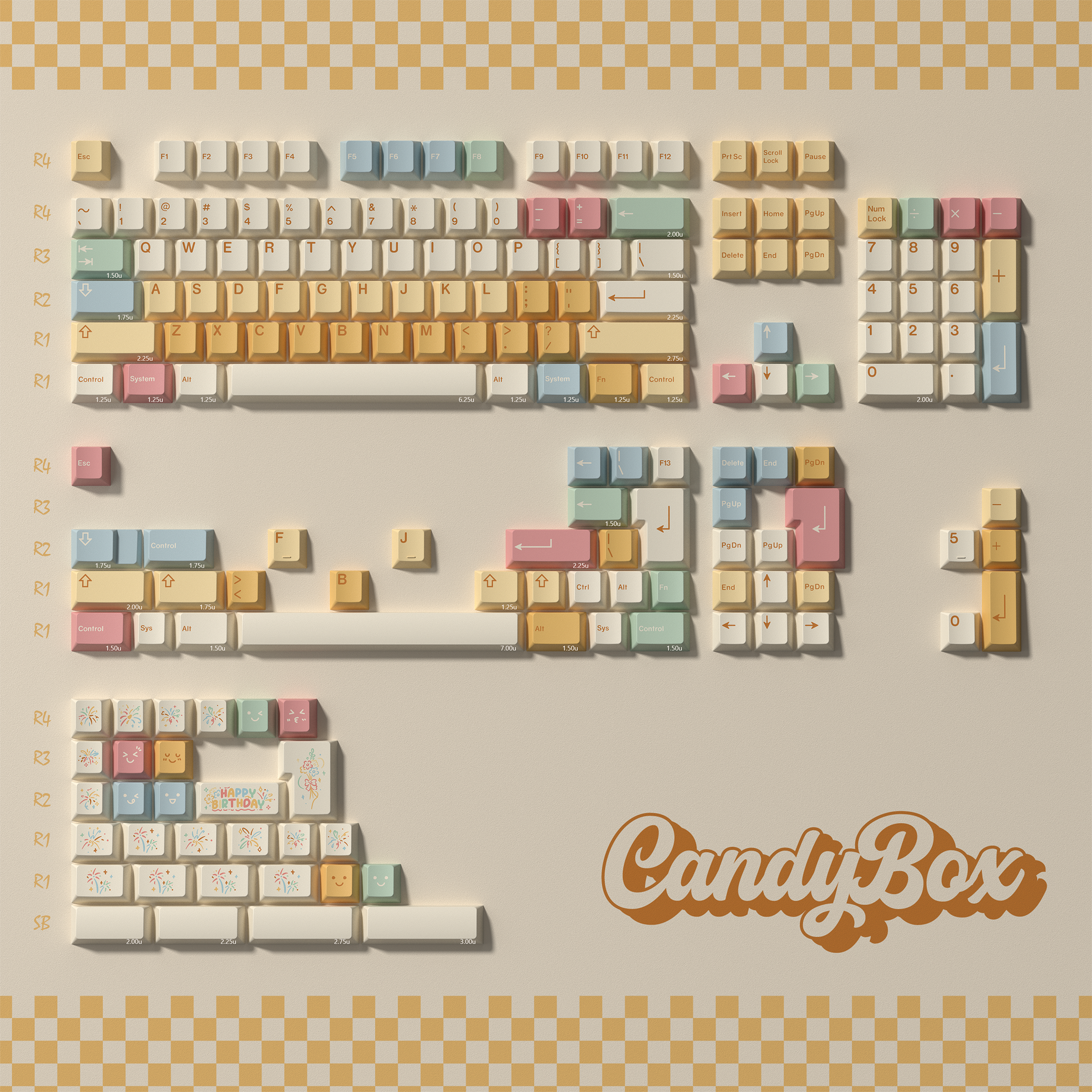 【In stock】Candy box keycaps