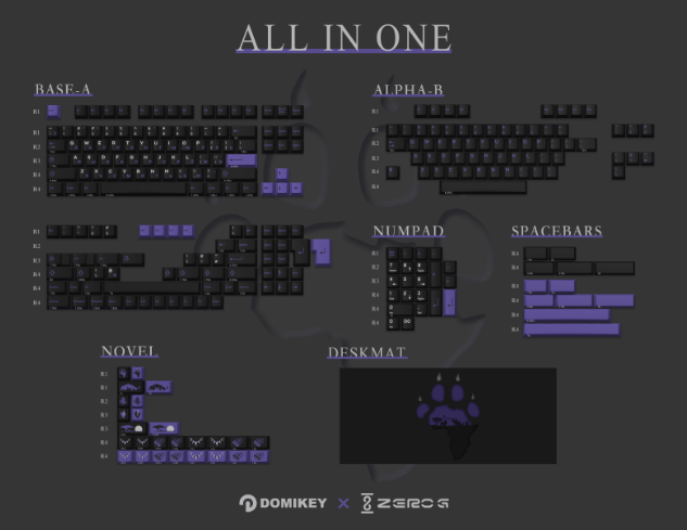 【团购】Zero-G Studio X DMK ABS主题键帽《王者》