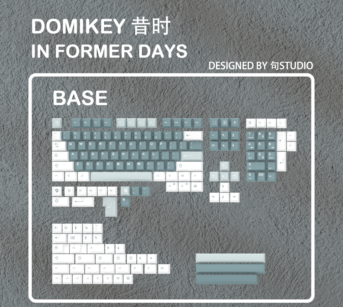 【GB】Domikey X 句 Sutido 昔日/Double Shot Cherry Profile Keycap