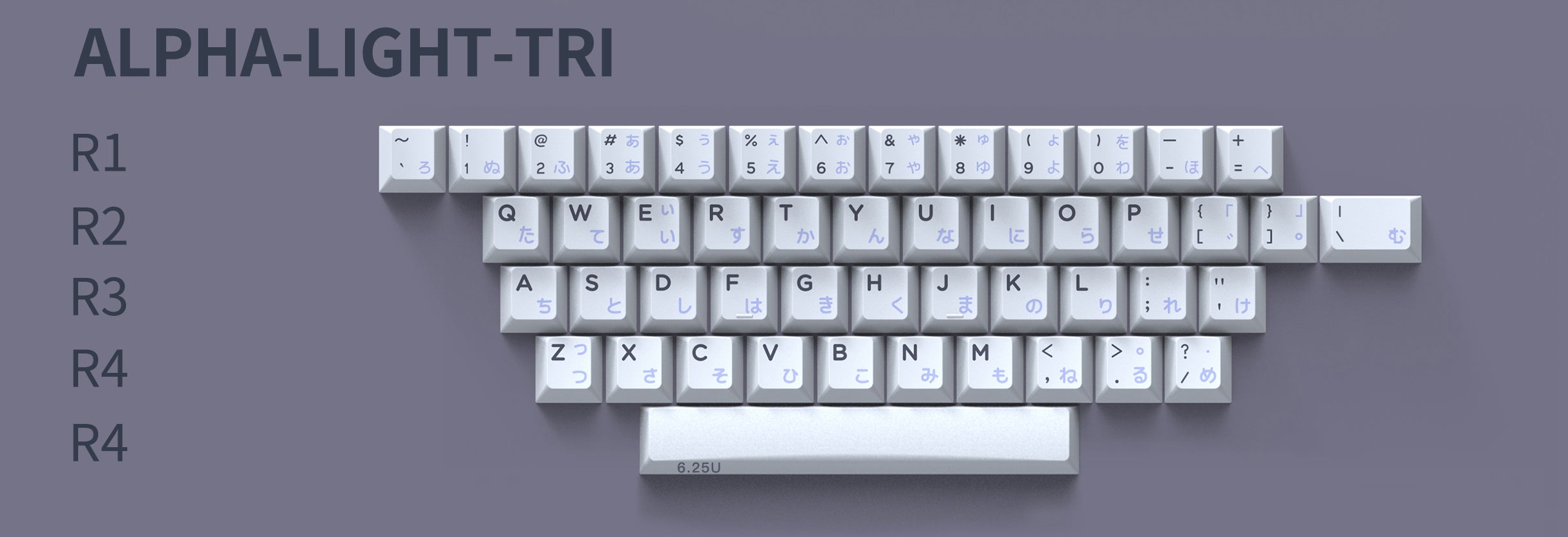 【现货】Domikey X Zero-g Sutido Midnight Triple/Double Shot Cherry Profile Keycap