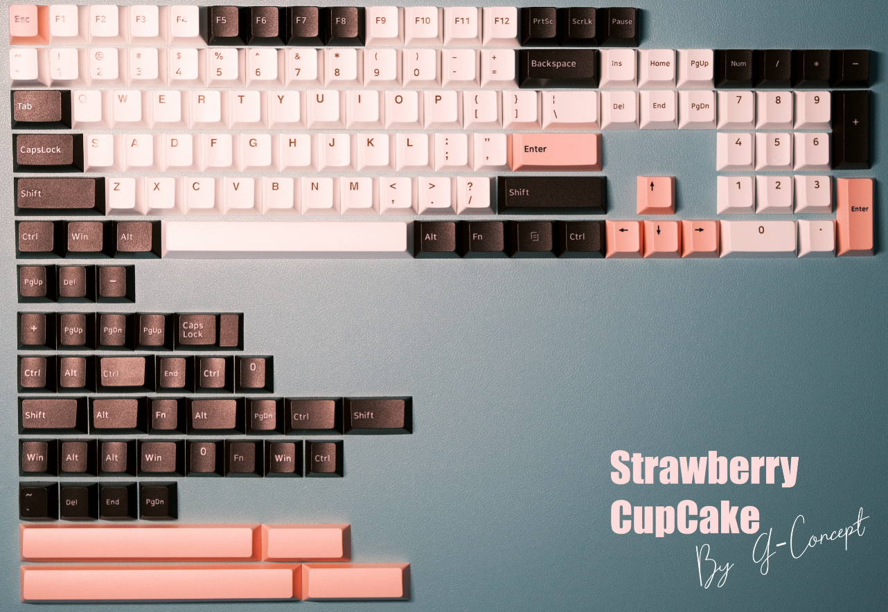 【现货】G Keycaps 草莓蛋糕