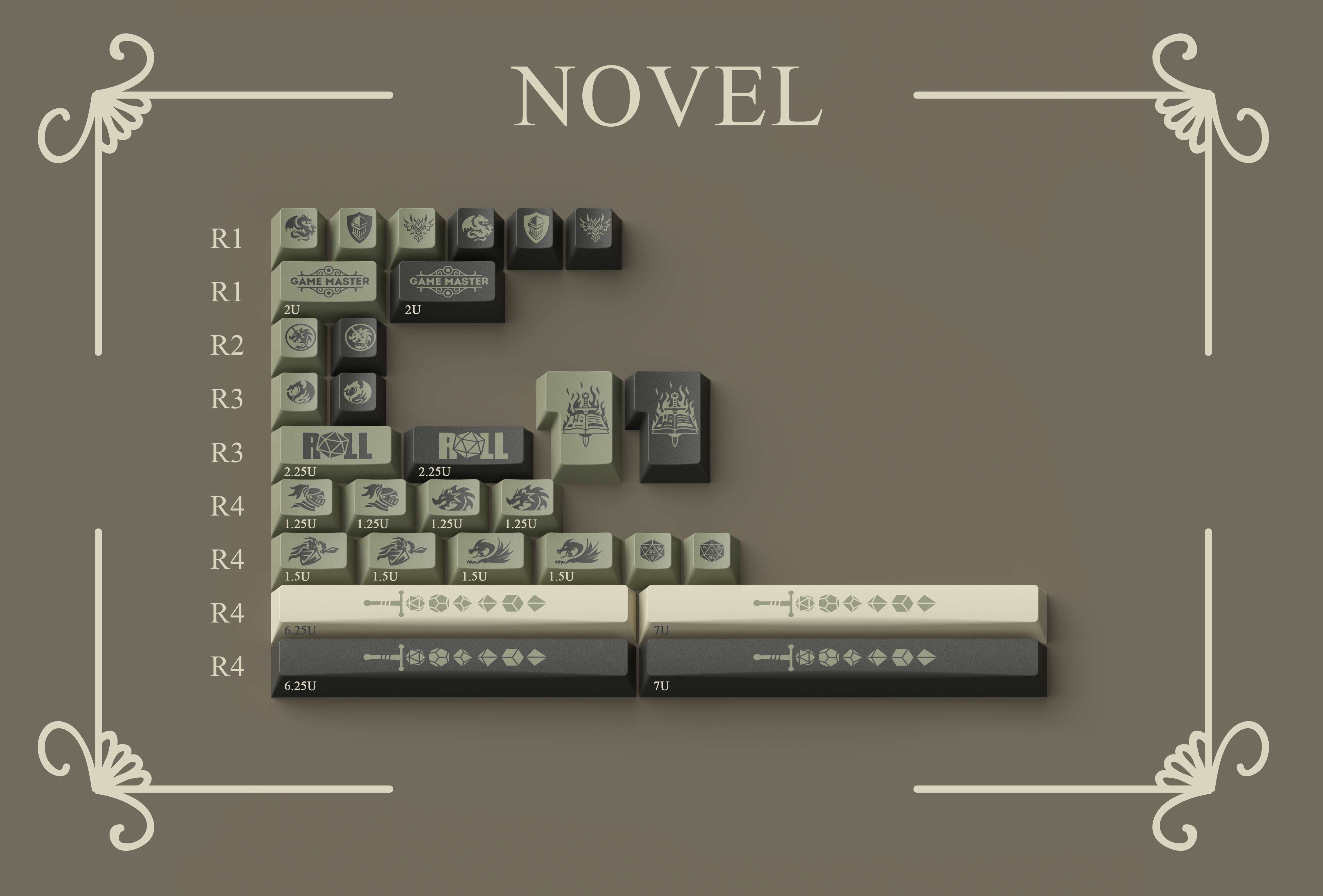 【Group buy】Zero-G Studio X Domikey PBT Keycap Set "Game Master"