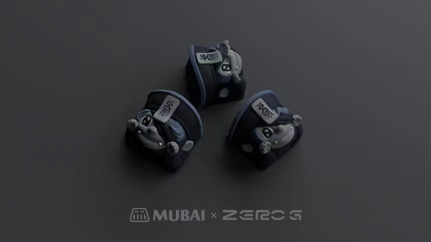 【现货】Domikey X Zero-g Sutido Midnight Triple/Double Shot Cherry Profile Keycap